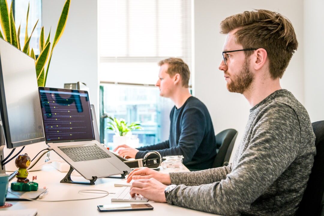 team working on digital project